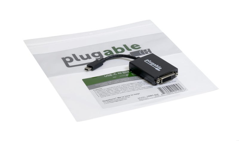 Plugable USB C to DVI Adapter - Connect Your USB-C Laptop to a DVI Display up to 1920x1200 - Compatible with 2017 and Later Mac and Windows PCs - Driverless - Image 2